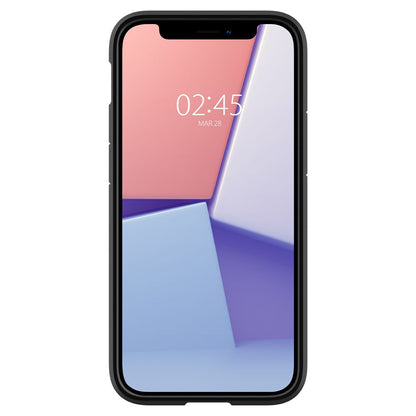 Hülle für Apple iPhone 12 / 12 Pro, Spigen, Ultra Hybrid, Schwarz ACS01703