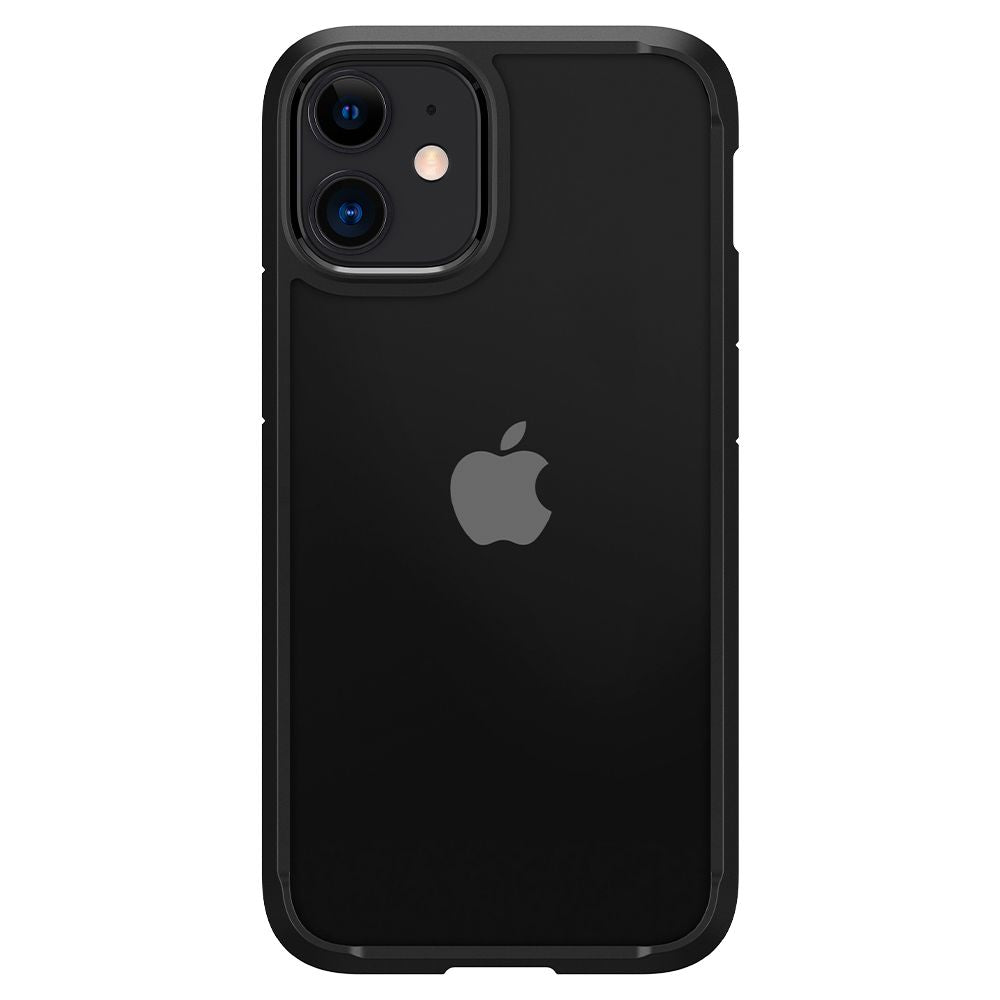 Hülle für Apple iPhone 12 / 12 Pro, Spigen, Ultra Hybrid, Schwarz ACS01703