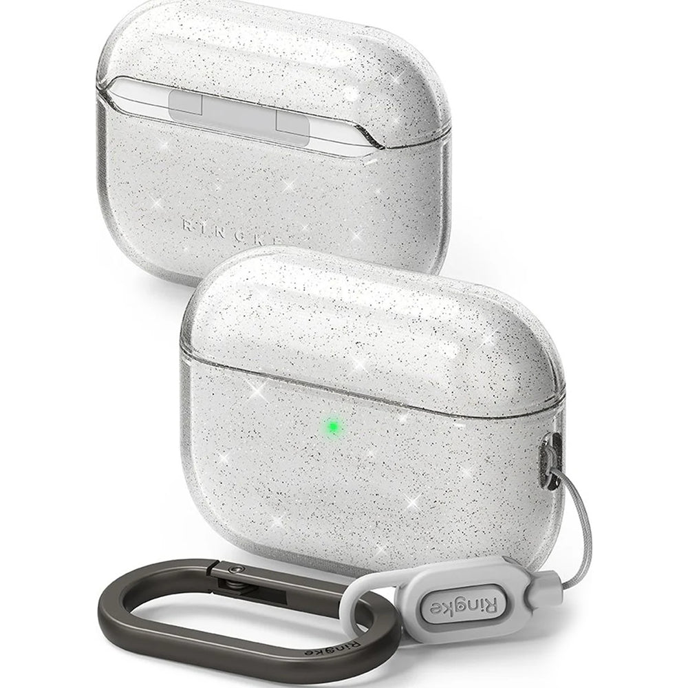 Étui Ringke Air Glitter pour Apple AirPods 3, Transparent