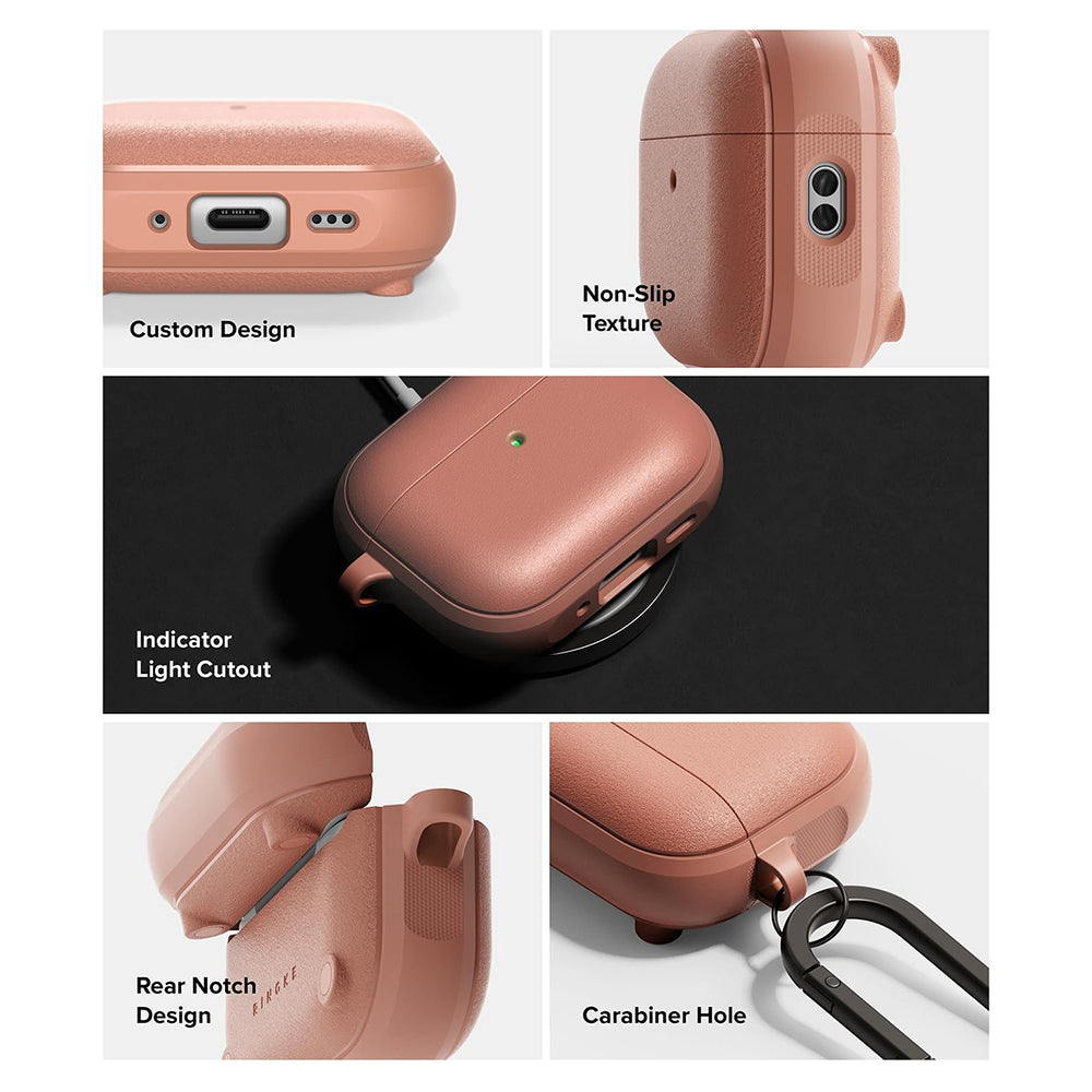 Coque Ringke Onyx Magnétique Apple AirPods Pro 3, Bronze
