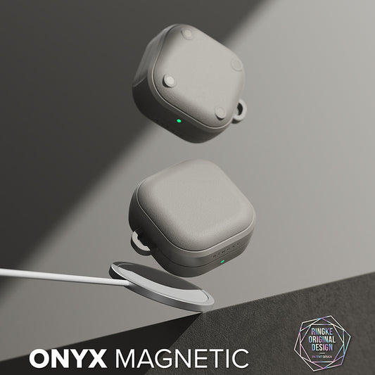Étui Ringke Onyx Magnetic pour Samsung Galaxy Buds4 Pro, Gris