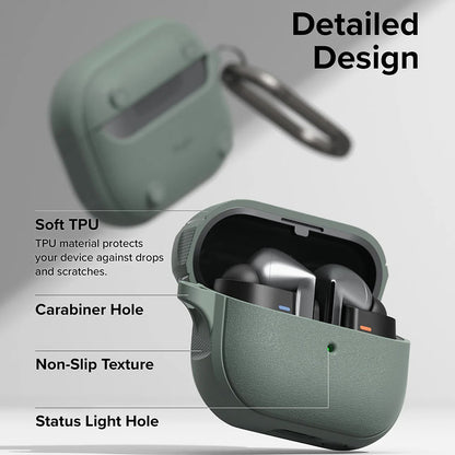 Coque Ringke Onyx Magnétique pour Samsung Galaxy Buds3 FE / Buds3 Pro / Buds3, Vert