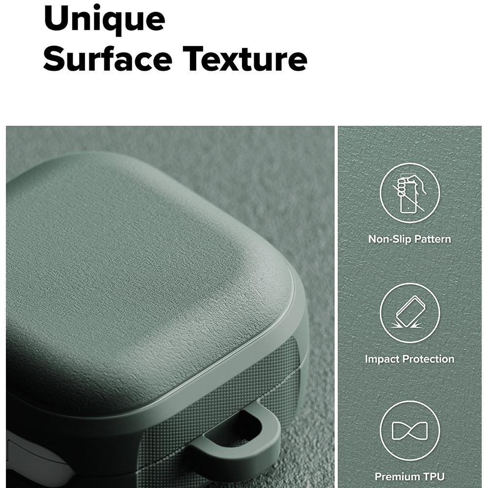 Étui Ringke Onyx Magnetic pour Samsung Galaxy Buds4 / Buds4 Pro, Vert