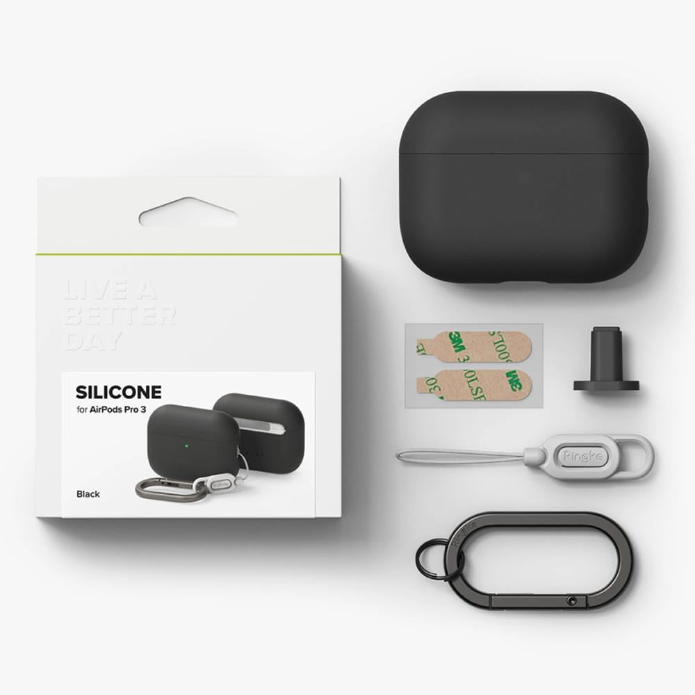 Ringke Hülle für Apple AirPods 3, Schwarz