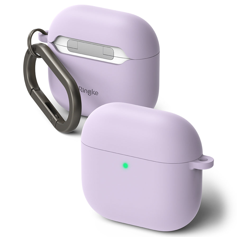 Coque Ringke pour Apple AirPods 4, Violet Clair