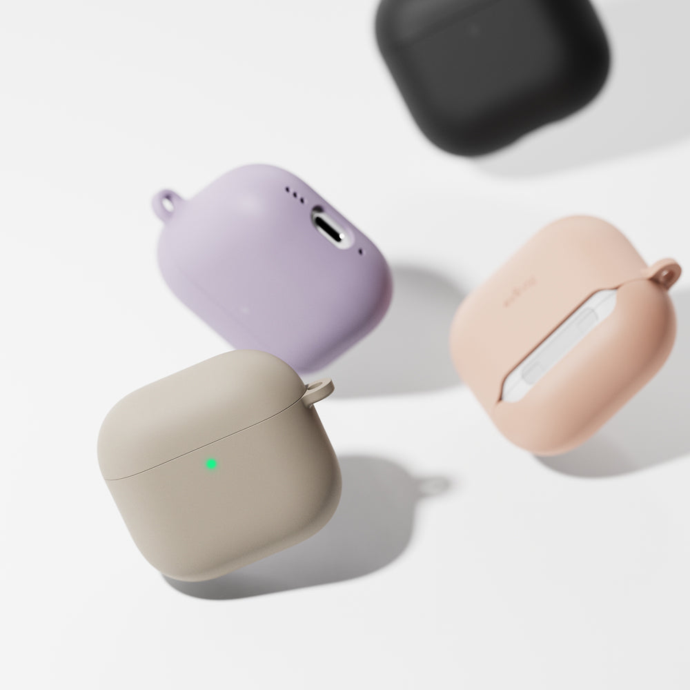 Coque Ringke pour Apple AirPods 4, Violet Clair