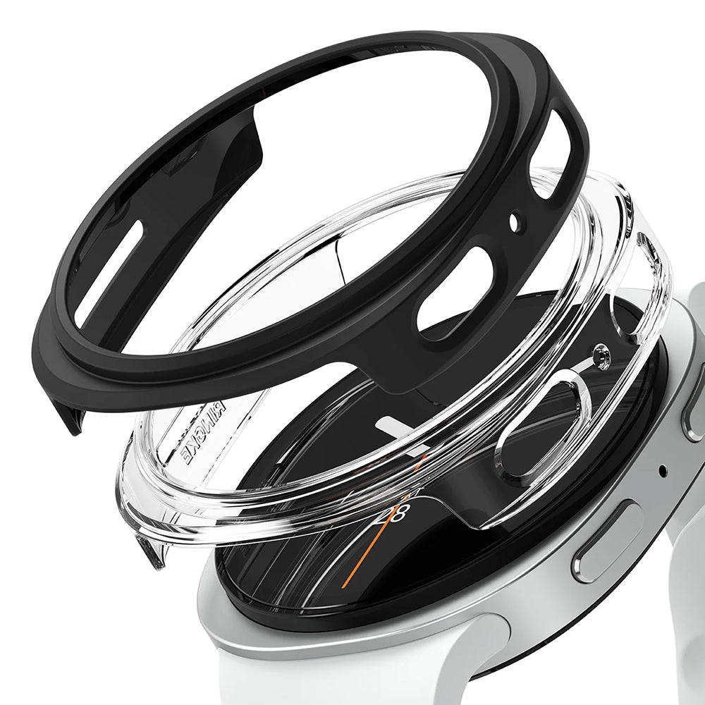 Ringke Slim Hülle für Samsung Galaxy Watch8 40mm, 2er Set, Matt Schwarz