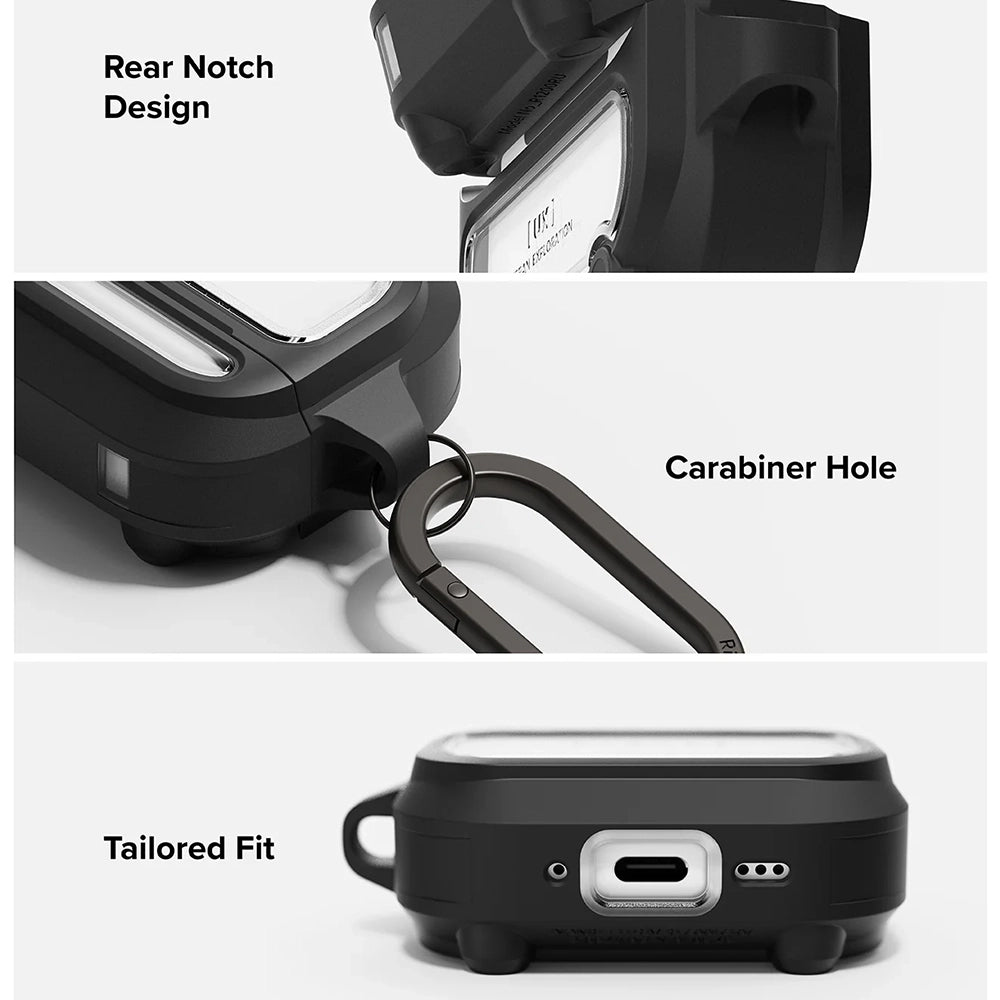 Coque Ringke UX pour Apple AirPods Pro 3, Transparente