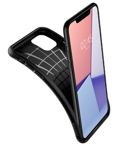Étui pour Apple iPhone 11, Spigen, Liquid Air, Noir