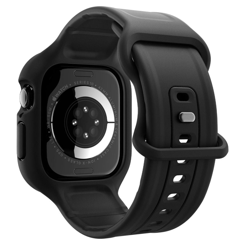 Bracelet Spigen Caseology Vault Pro pour Apple Watch Series 10 / 11 42mm, Noir Mat ACS09390