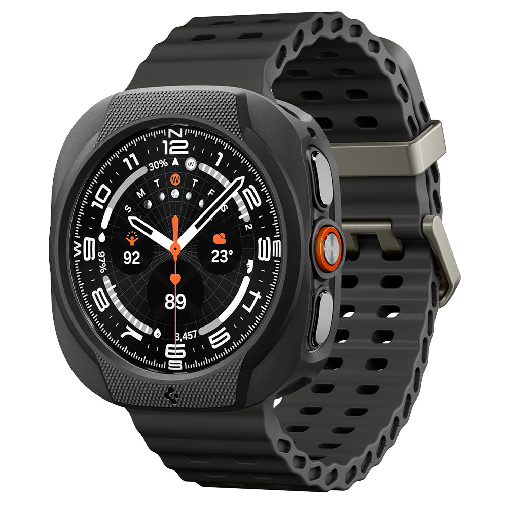 Spigen Liquid Air Hülle für Samsung Galaxy Watch Ultra2, Matt Schwarz ACS11610