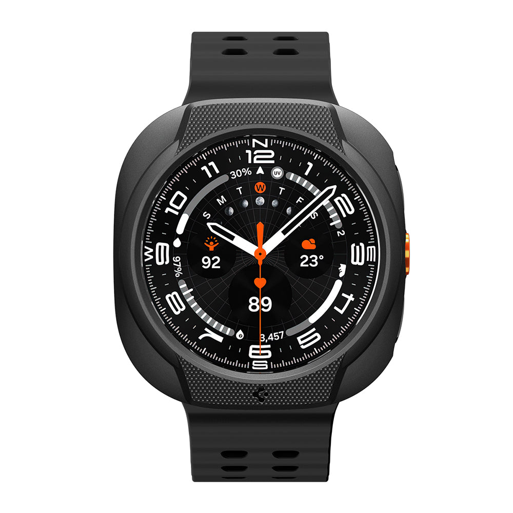 Spigen Liquid Air Hülle für Samsung Galaxy Watch Ultra2, Matt Schwarz ACS11610