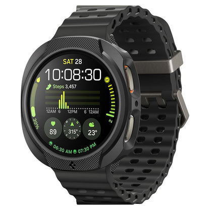 Coque Spigen Liquid Air pour Samsung Galaxy Watch8 44mm, Noir Mat ACS09839