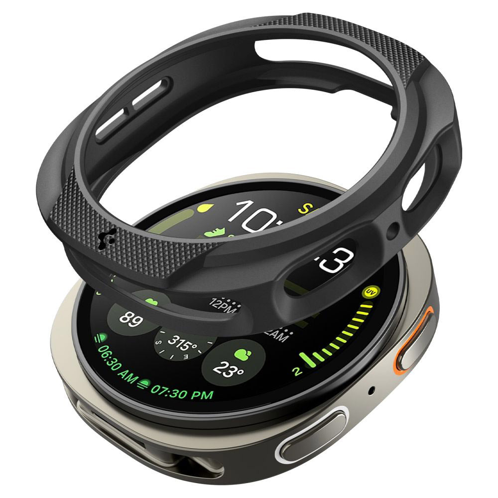 Coque Spigen Liquid Air pour Samsung Galaxy Watch8 44mm, Noir Mat ACS09839