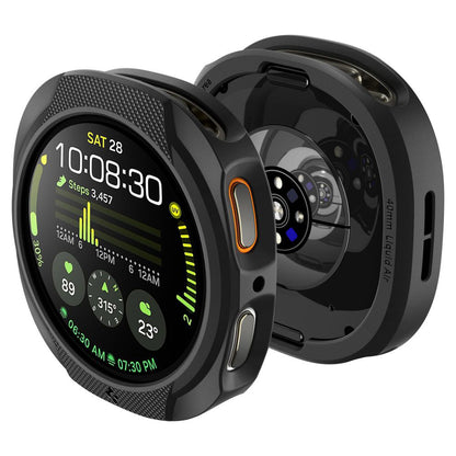 Coque Spigen Liquid Air pour Samsung Galaxy Watch8 44mm, Noir Mat ACS09839