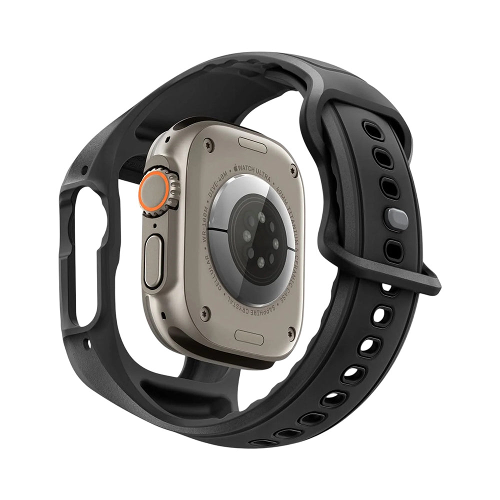 Spigen Liquid Air Pro Hülle für Apple Watch Ultra Series, Schwarz ACS05463