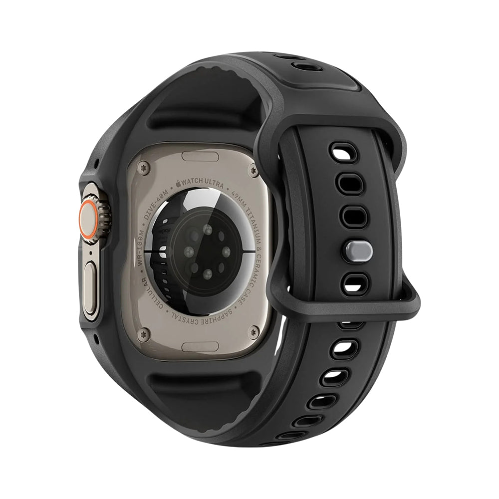 Spigen Liquid Air Pro Hülle für Apple Watch Ultra Series, Schwarz ACS05463