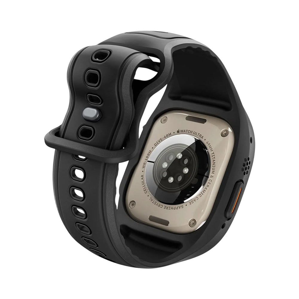 Spigen Liquid Air Pro Hülle für Apple Watch Ultra Series, Schwarz ACS05463