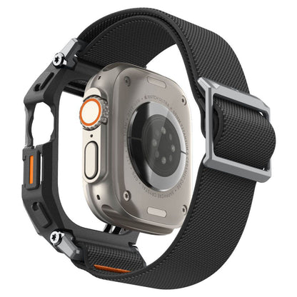 Spigen Lite Fit Pro Hülle mit Displayschutz für Apple Watch Ultra Series, Matt Schwarz ACS11415