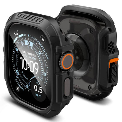 Coque Spigen Lock Fit avec protection d’écran pour Apple Watch Ultra Series, noire ACS12054
