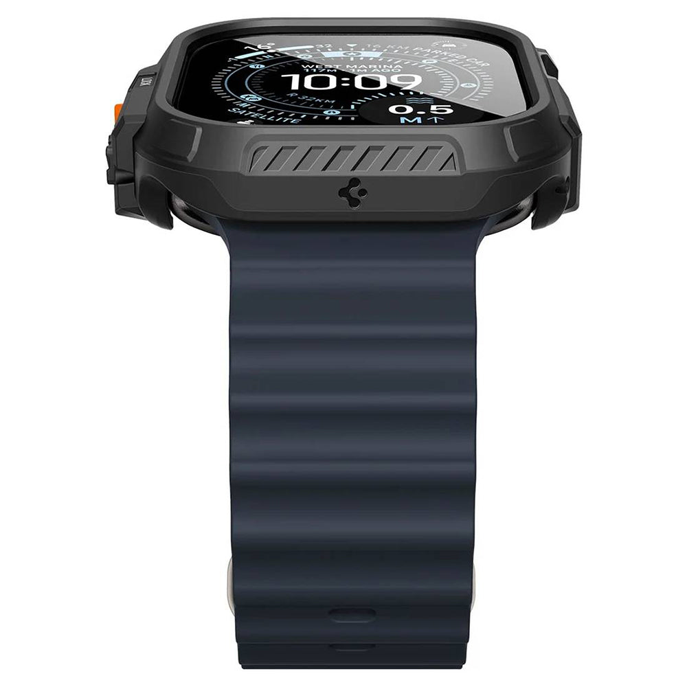 Coque Spigen Lock Fit avec protection d’écran pour Apple Watch Ultra Series, noire ACS12054