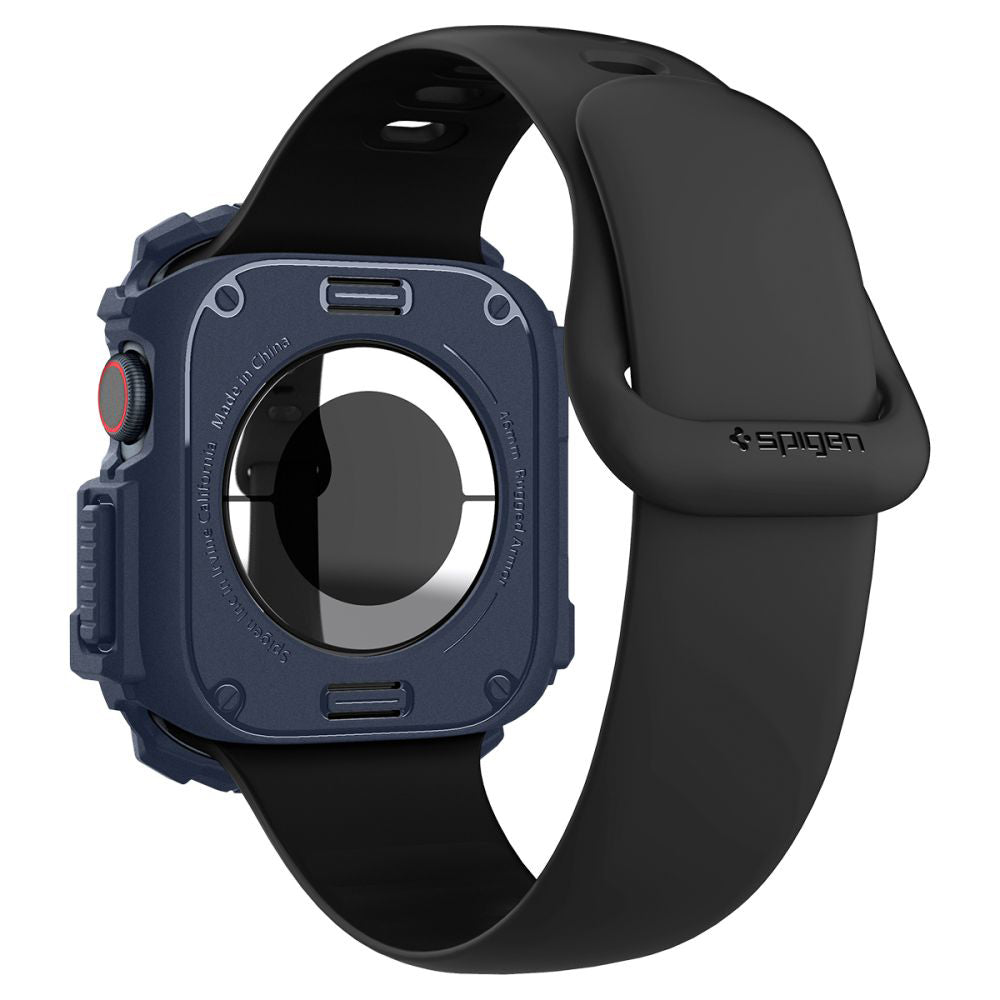 Étui Spigen Rugged Armor pour Apple Watch Series 10 / 11 46mm, Bleu Marine ACS08599