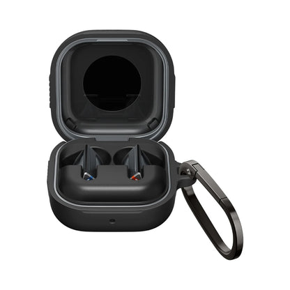 Spigen Rugged Armor Hülle für Samsung Galaxy Buds4 / Buds4 Pro, Mattschwarz ACS11200