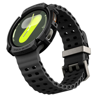 Étui Spigen Rugged Armor pour Samsung Galaxy Watch8 40mm, Noir ACS10004