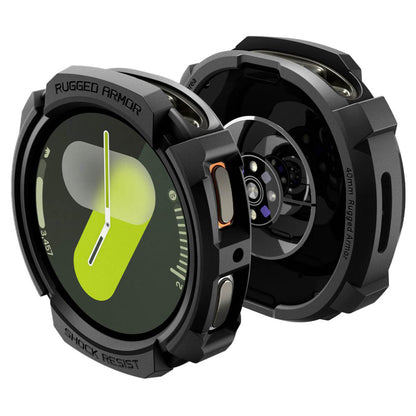 Étui Spigen Rugged Armor pour Samsung Galaxy Watch8 40mm, Noir ACS10004