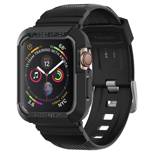 Coque Spigen Rugged Armor Pro pour Apple Watch 44mm Series, Noire 062CS25324