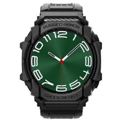Spigen Rugged Armor Pro Hülle für Samsung Galaxy Watch Ultra, Schwarz ACS08427