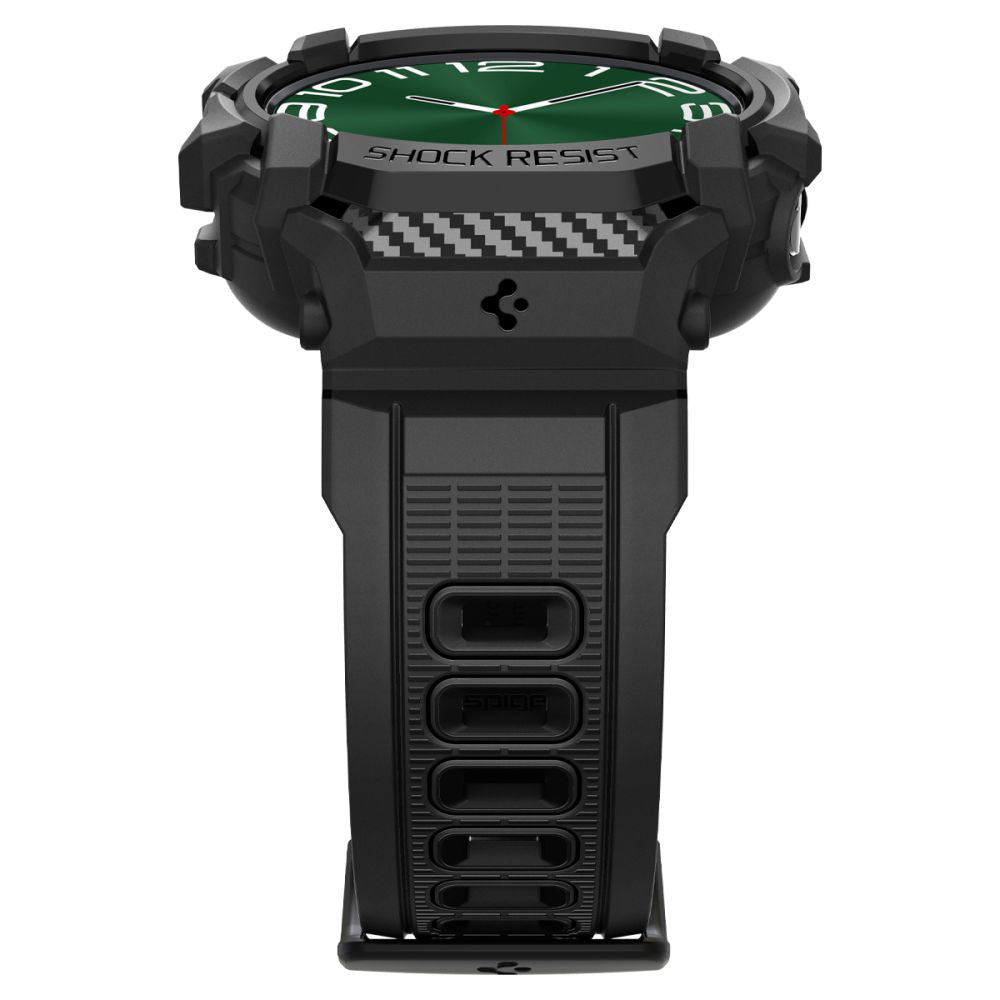 Spigen Rugged Armor Pro Hülle für Samsung Galaxy Watch Ultra, Schwarz ACS08427