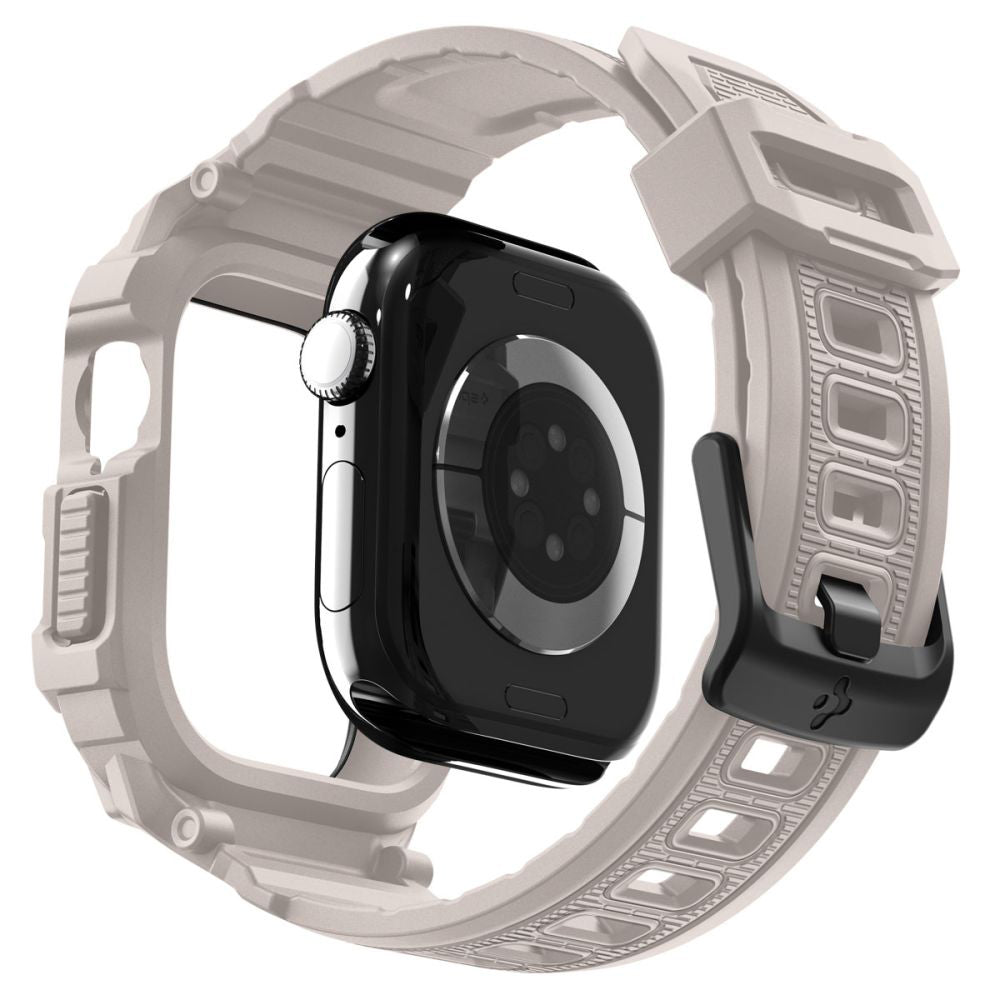 Spigen Rugged Armor Pro V2 Hülle für Apple Watch Series 10 / 11 46mm, Beige ACS10506