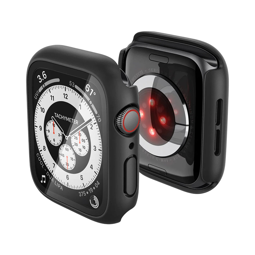 Coque Spigen Thin Fit 360 pour Apple Watch Series 40mm, Noire ACS11593