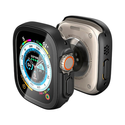 Spigen Thin Fit 360 Hülle für Apple Watch Ultra Series, Schwarz ACS05558
