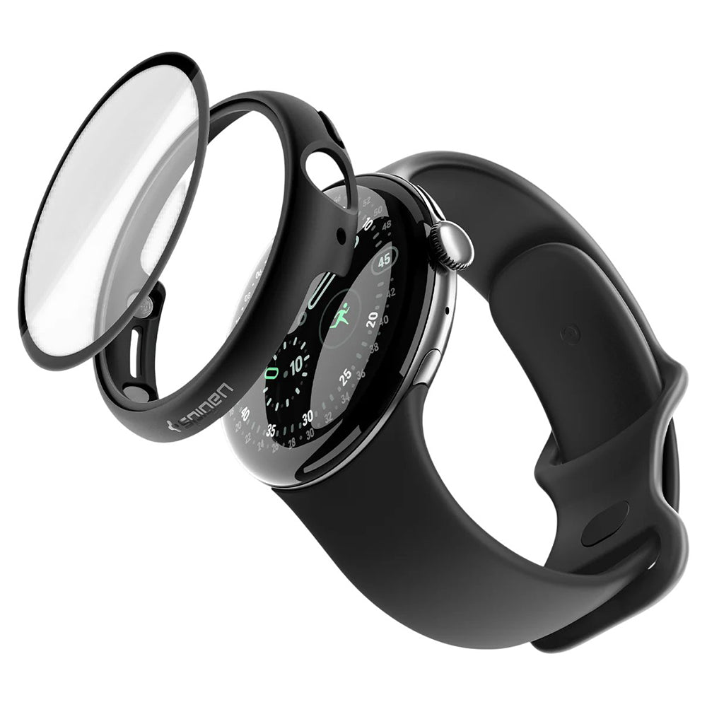 Coque Spigen Thin Fit 360 pour Google Pixel Watch Series 41 mm, noire ACS11750