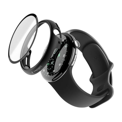 Spigen Thin Fit 360 Hülle für Google Pixel Watch 45mm Serie, Schwarz ACS11746