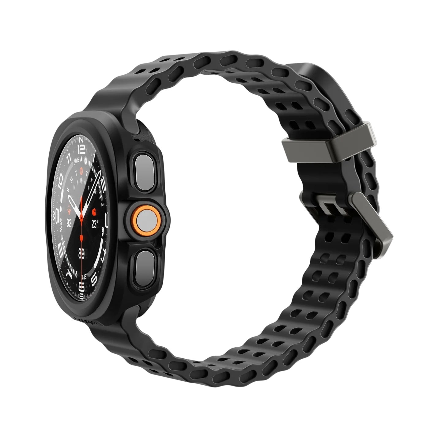 Spigen Thin Fit 360 Hülle für Samsung Galaxy Watch Ultra2, Schwarz ACS11609