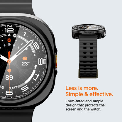 Spigen Thin Fit 360 Hülle für Samsung Galaxy Watch Ultra2, Schwarz ACS11609