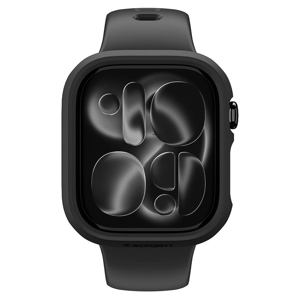 Spigen Thin Fit Hülle für Apple Watch 12 42mm, Schwarz ACS11880