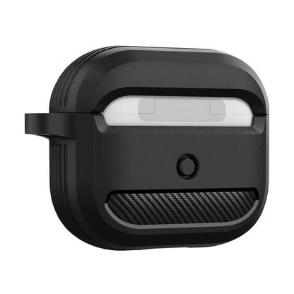 Techsuit Carbon Hülle für Apple AirPods 3, Marineblau