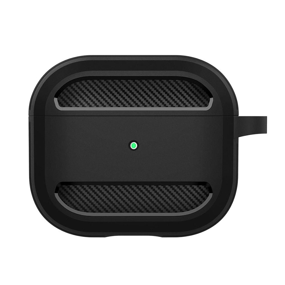 Techsuit Carbon Hülle für Apple AirPods 3, Grau