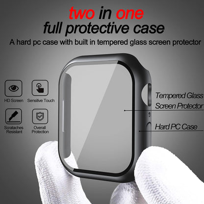 Coque Techsuit Defense360 Pro pour Apple Watch 7 41mm Series, Noire