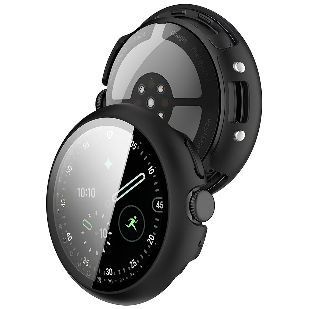 Techsuit Defense360 Pro Hülle für Google Pixel Watch 4 45mm, Schwarz