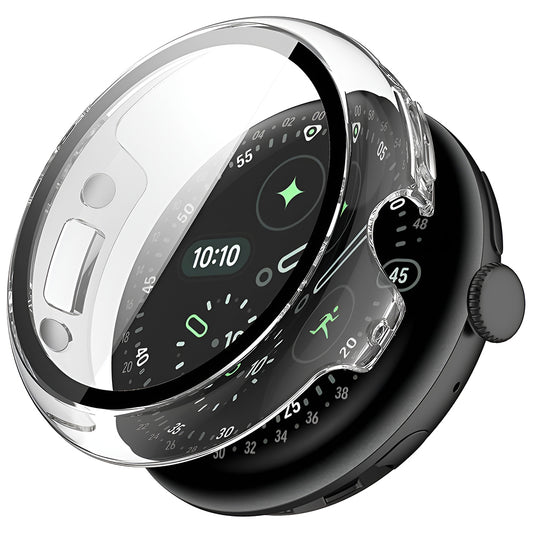 Techsuit Defense360 Pro Hülle für Google Pixel Watch 4 45mm, Transparent
