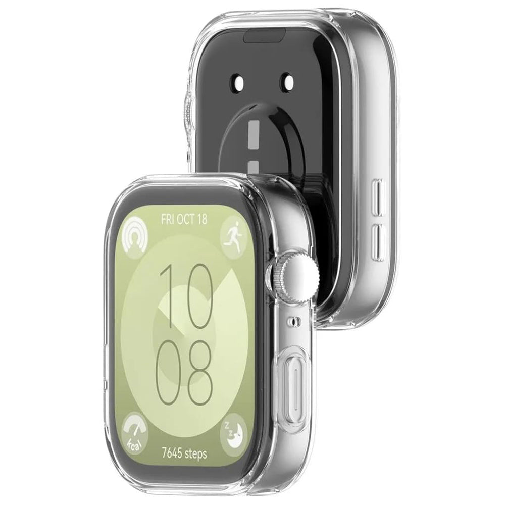 Techsuit Defense360 Pro Hülle für Huawei Watch Fit 3, Transparent