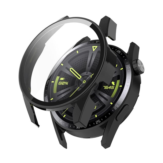 Techsuit Defense360 Pro Hülle für Huawei Watch GT 3 42mm, Schwarz