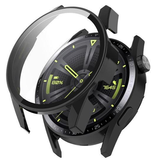 Techsuit Defense360 Pro Hülle für Huawei Watch GT 3 46mm, Schwarz