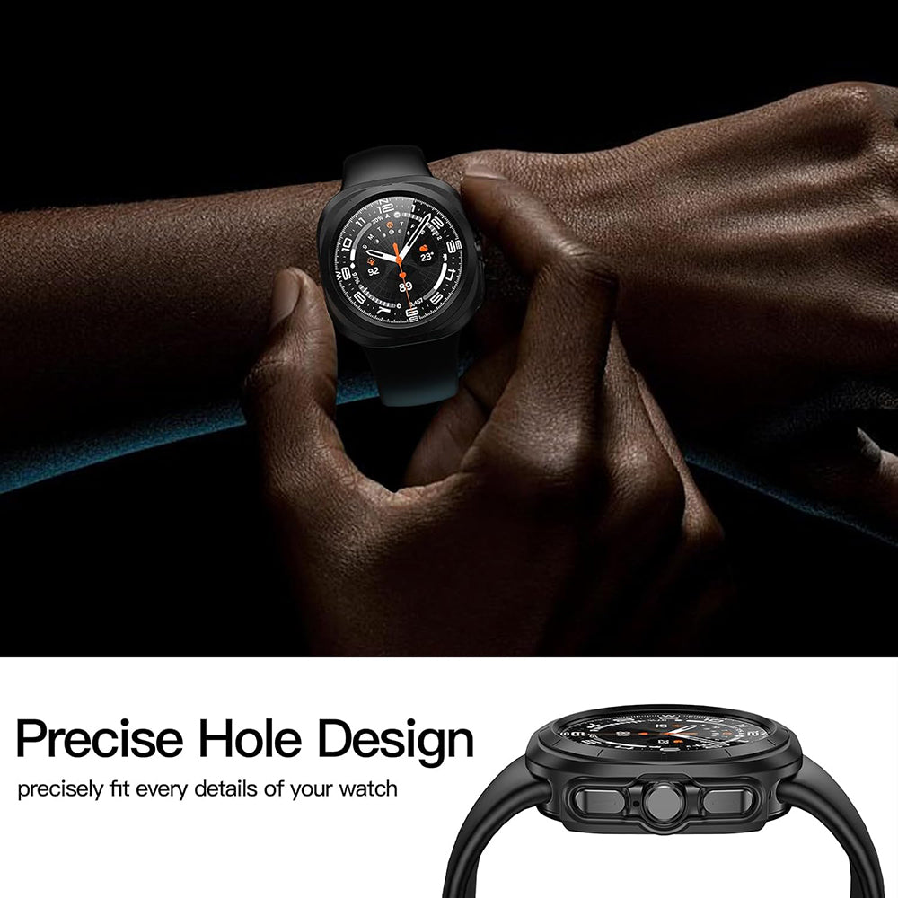 Coque Techsuit Defense360 Pro pour Samsung Galaxy Watch Ultra, Noire