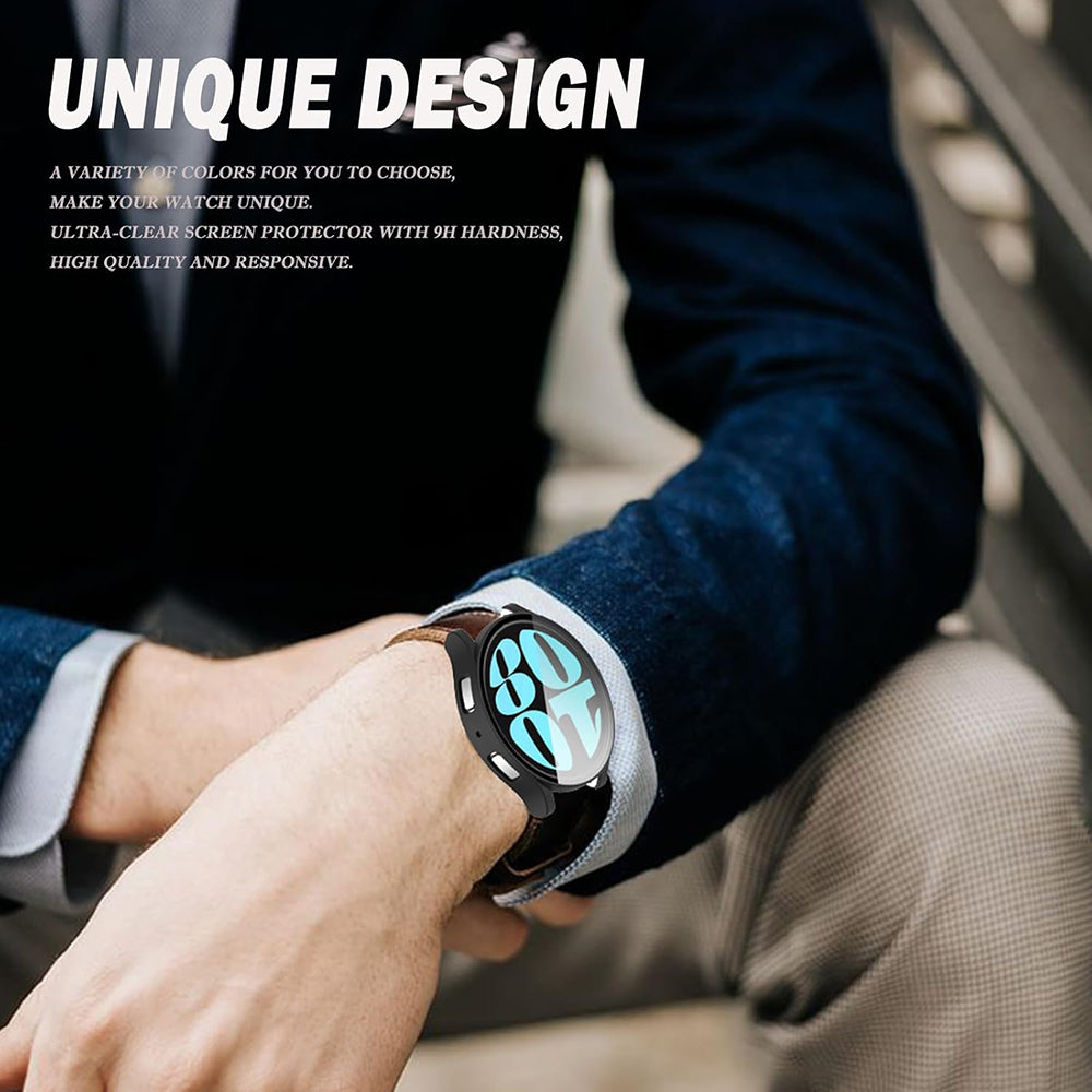 Coque Techsuit Defense360 Pro pour Samsung Galaxy Watch6 40mm, Noire